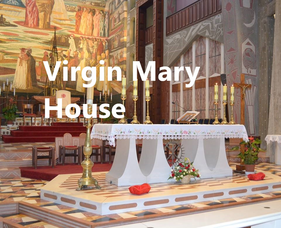 The House of the Virgin Mary in Nazareth,Israel