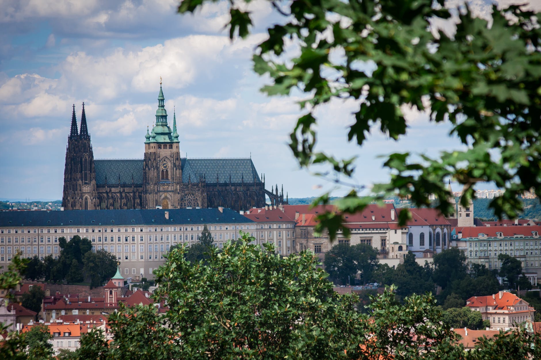 view of prague cathedral