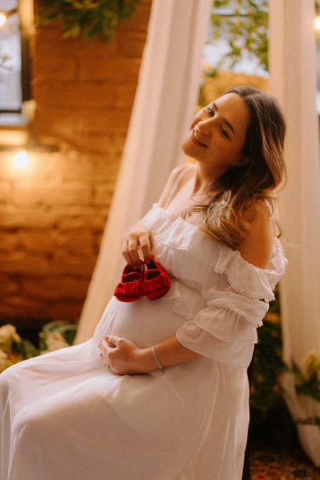 a woman in a wedding dress